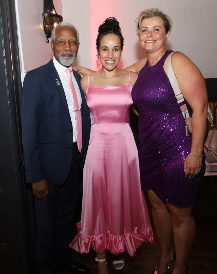 Guests VIP at Black & White with a Touch of Pink 2025